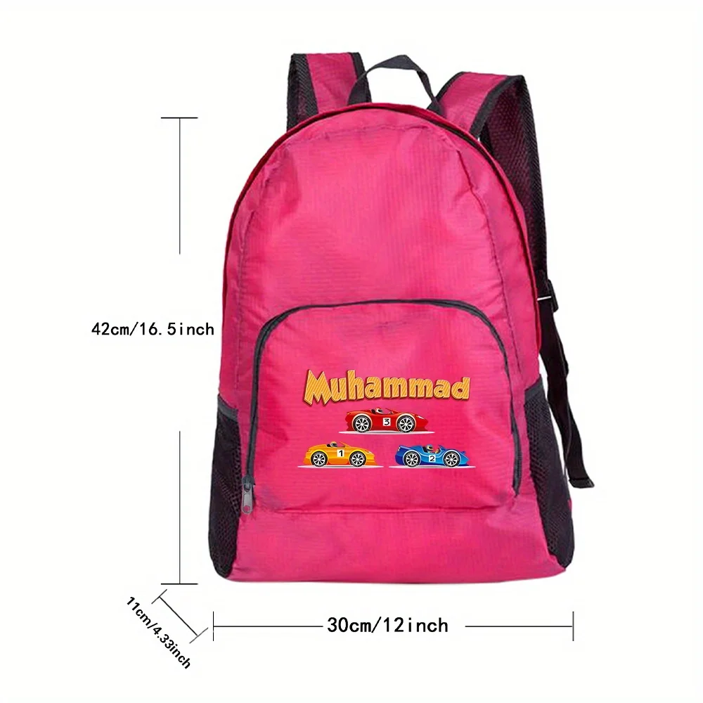 Personalized Customized Foldable Backpack Large Capacity Camping Bag Lightweight Outdoor Hiking Bag