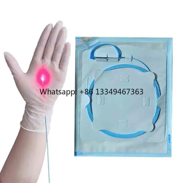 Blue Plastic Accessory 980nm 1470nm Direct Fiber System Medical Component 2in1 Type SMA905 Interface 3m Length