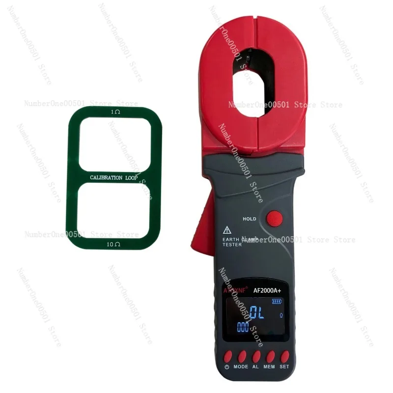 

AF2000A AF2000C Quasi energy Clamp Digital Ground Resistance Tester Ammeter Lightning Protection Electrical Tool