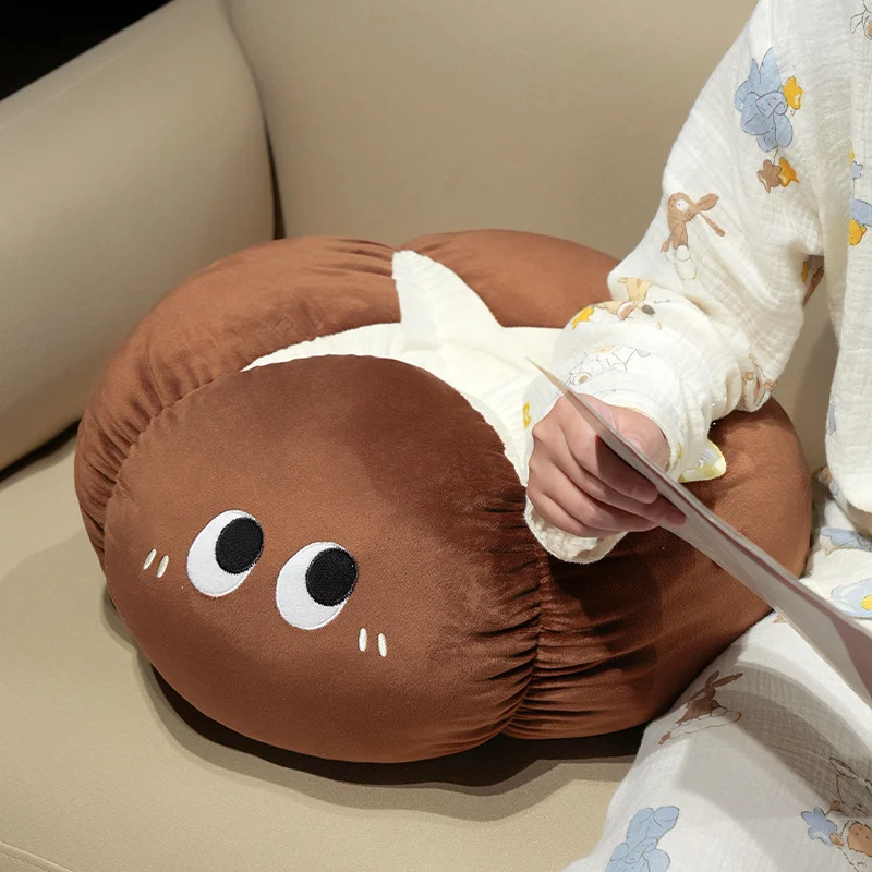 

Kawaii Mushroom Shaped Plush Dolls Simulation Plant Pillow Soft Stuffed Cushion Lovely Apple Home Decor Sleeping Toy