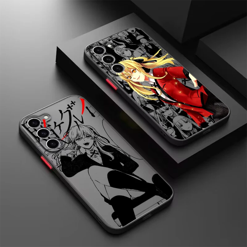 

Kakegurui Popular Cool Anime Frosted Translucent For Samsung Note 20 A35 A03 A54 A31 A22 A34 A14 A24 A04 A55 5G Funda