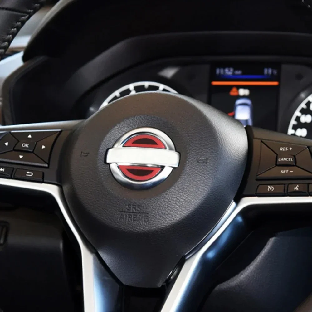 عجلة توجيه سيارة حلقة الترتر ملصقات اكسسوارات لنيسان قاشقاي J11 J10 X-trail T32 جوك ألتيما سنترا ركلات ميكرا ليف