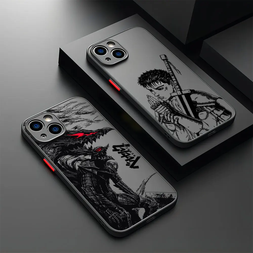 Berserk buds Hot Anime Phone Case per Samsung S24 S23 S22 S21 S20 S10 FE Note20 Note10 Plus Ultra Lite 5G Cover trasparente