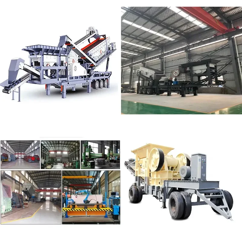 2026 CE Portable Rock Concrete Shredder Jaw Crusher Mobile Stone Crusher Line Price