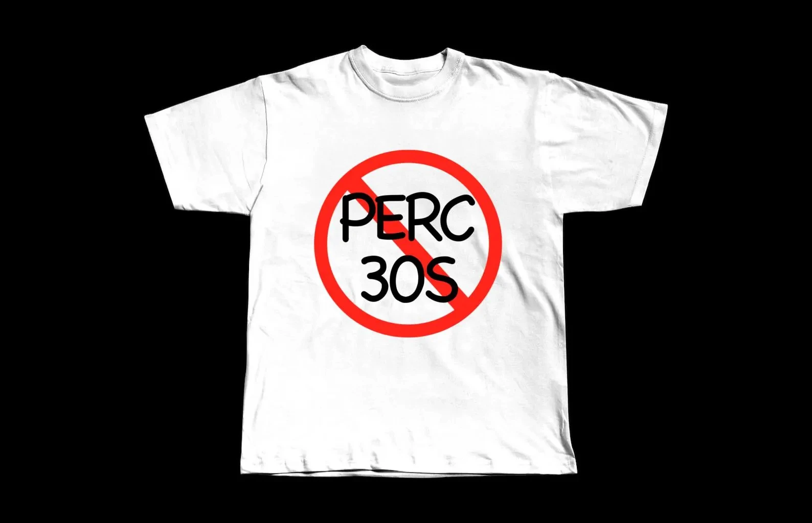 NO Perc 30's Tee Shirt Funny Streetwear Graphic Design Underground Rap