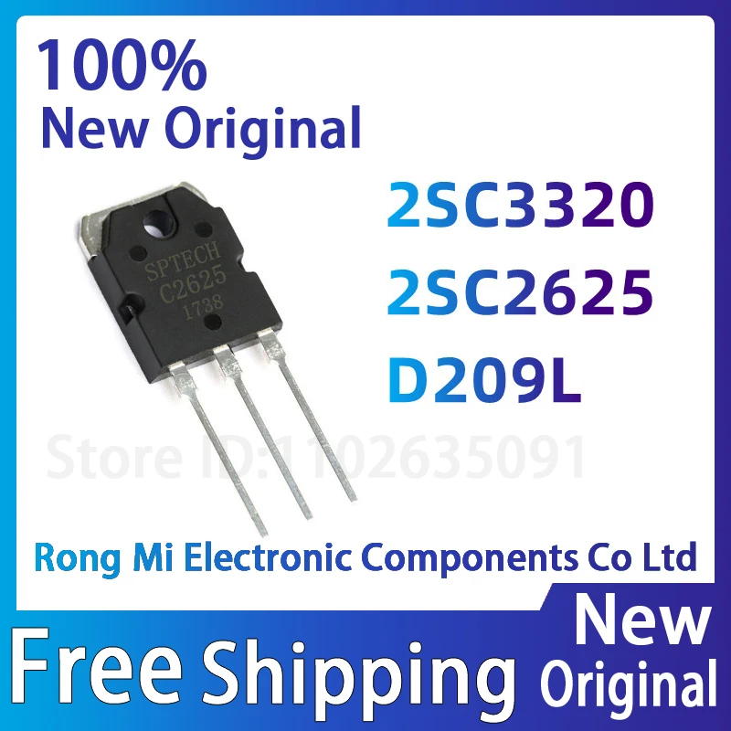 5(PCS) High Power Transistor  D209L 2SC2625 TO-3P D209 2SC3320 C2625 C3320