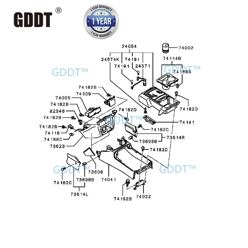 1 Piece Trasmission or Transfer Case Rubber Dirty Cover for Pajero V80 V90 Shift Lever Panel Trim for Montero V70 8015A066