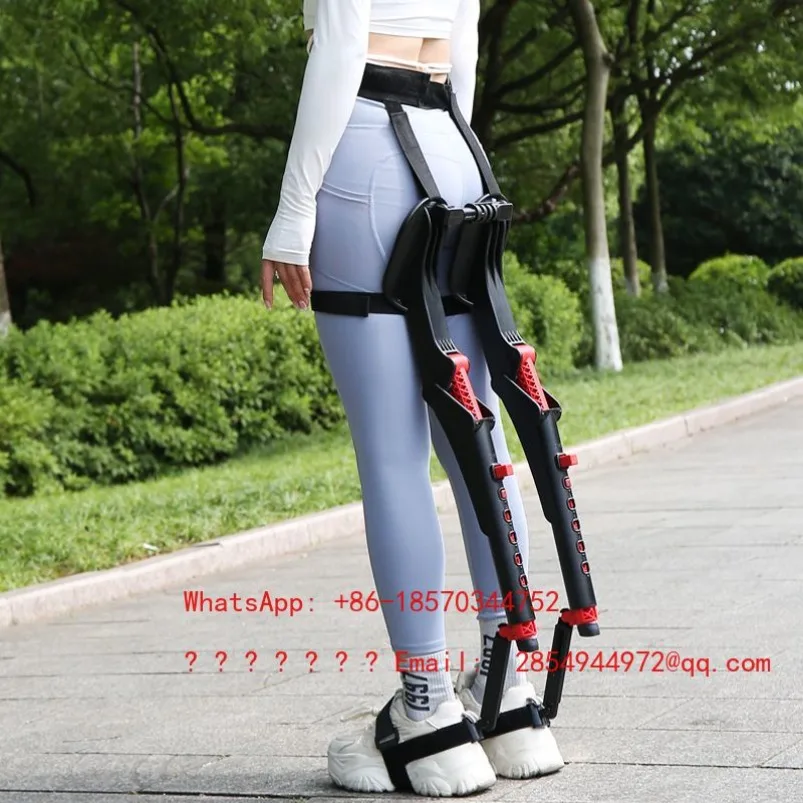 Exoskeleton Sports Seat Non-Invisible Wearable Outdoor Sports Fishing Folding Standing Chair Portable