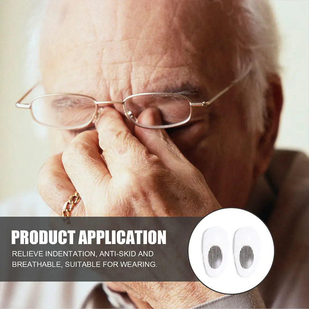 

15Pairs Silicone Glasses Nose Cushion High Durability Nose Pads for Spectacle Frame Comfortable Wearing Accessories