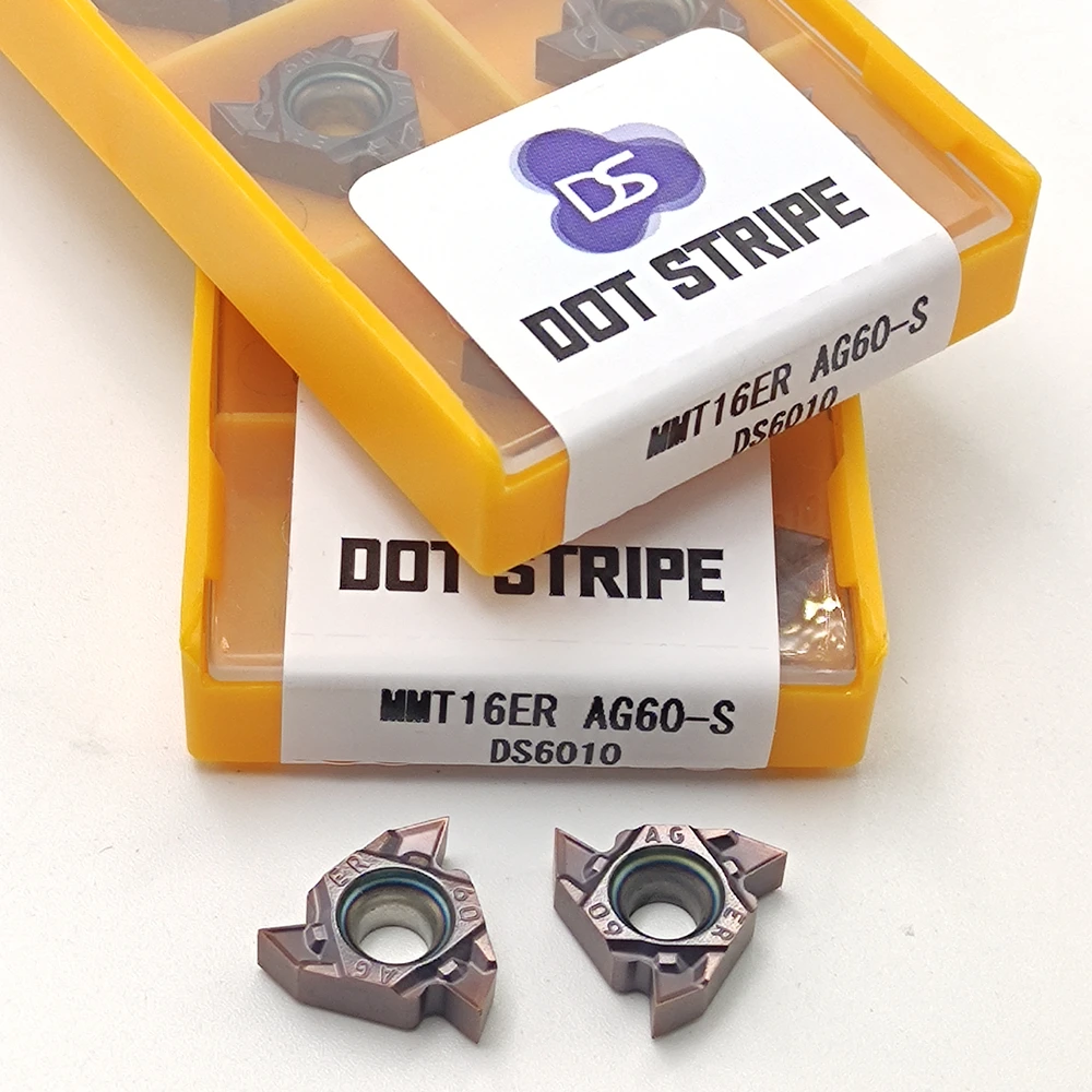 Inserto filettato MMT 16IR 16ER AG60-S Inserto in metallo duro pressato Utensile per tornitura Parti per tornitura di macchine utensili CNC