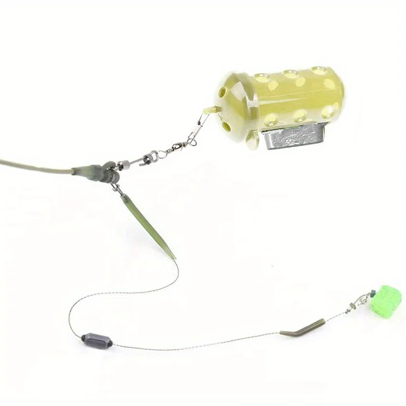 Ackibbik 1pc Carp Fishing Method Feeders Inline Method Feeders Carp Fishing Tackle Bait Holder Tool view 5