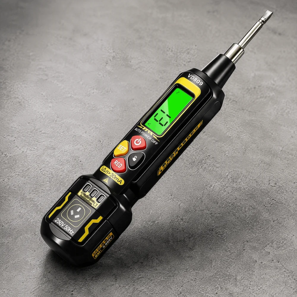 High-Precision Voltage Tester Pen Cross-head Flathead Non Contact Electric Test Pen 0-600V Multi-functional