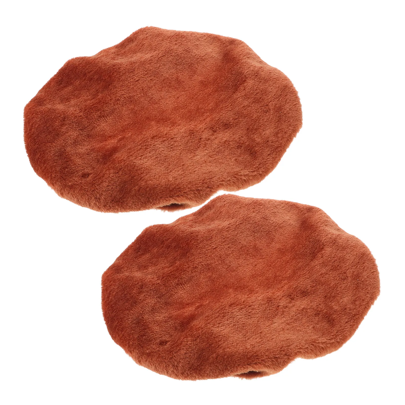 

2Pcs Bathroom Toilet Seat Cover Soft Toilet Lid Protector Machine Washable Dustproof Warm Winter Commode Lid Cover Fits Most