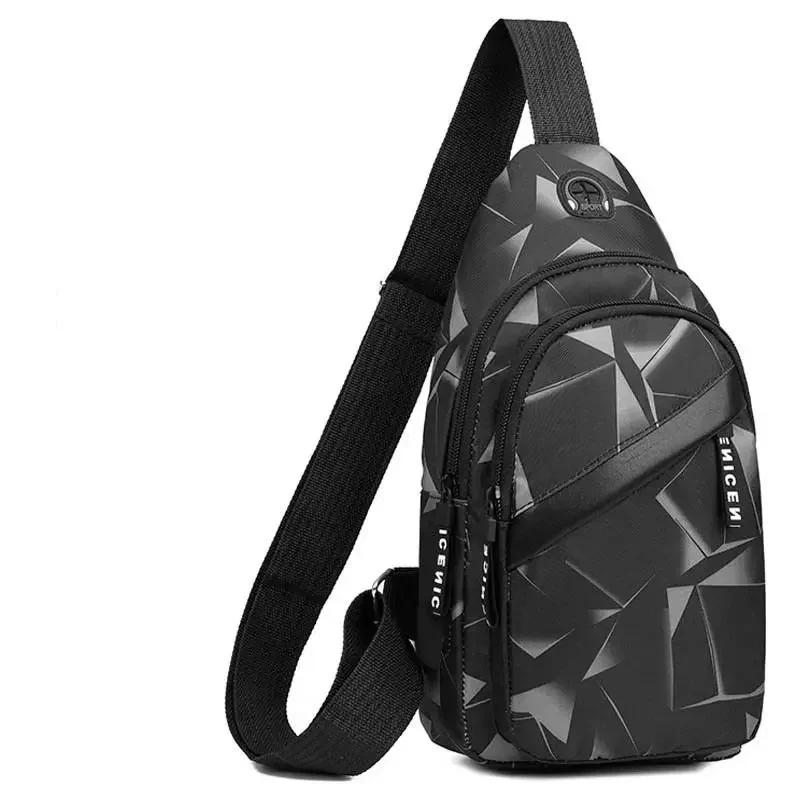 Brusttasche, lässige wasserdichte Umhängetasche für Herren, trendige Sporttasche, multifunktionale kleine Tasche, Umhängetasche – Detail 6