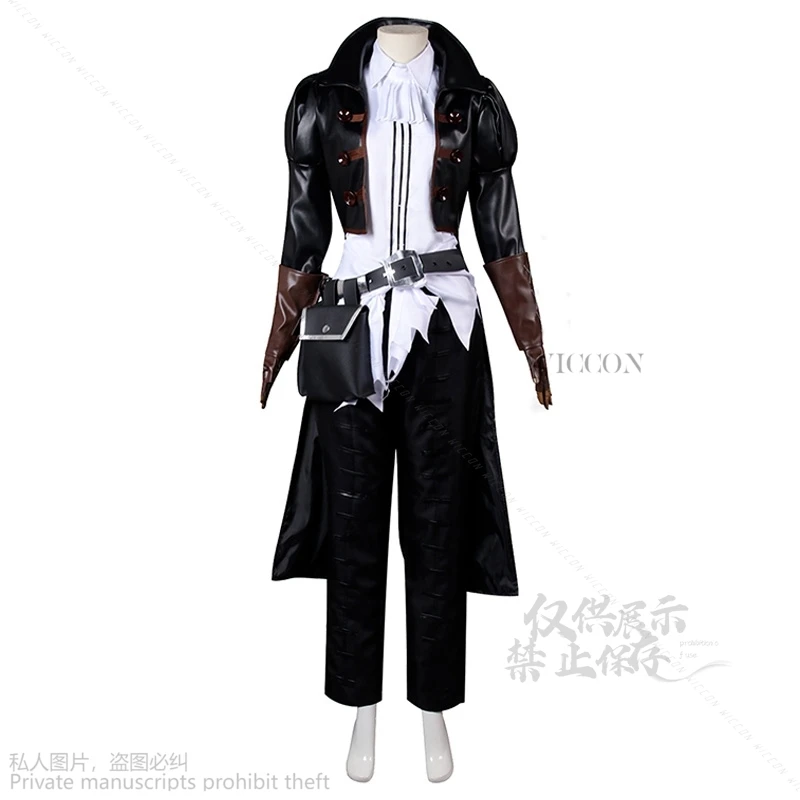 Anime Game Darkest Dungeon Cosplay Costume Grave Robber Role Play Woman Man High Quality Clothes Halloween Party Hat Set Lolita