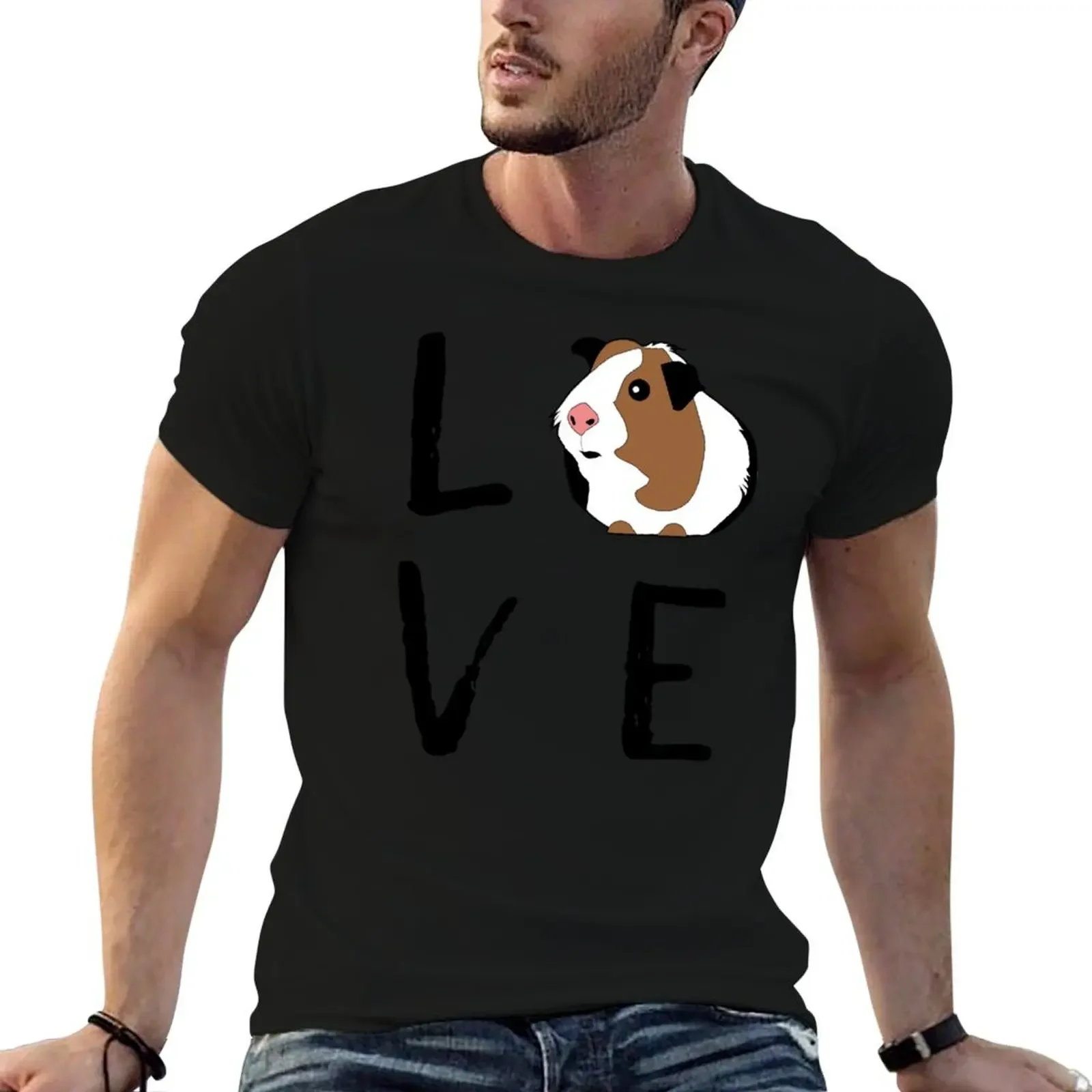 Guinea Pig Lover Cute Guinea Pig Gift T-Shirt anime stuff graphic t shirts summer top mens designer clothes