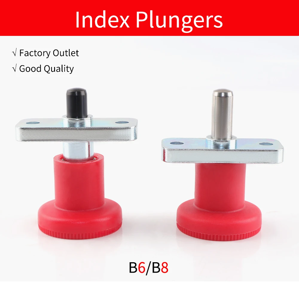 

QB232 Large Inventory Horizontal Flange Type Indexing Pin Positioning Column Spring Pin Self Locking Reset Safety Pin Lock