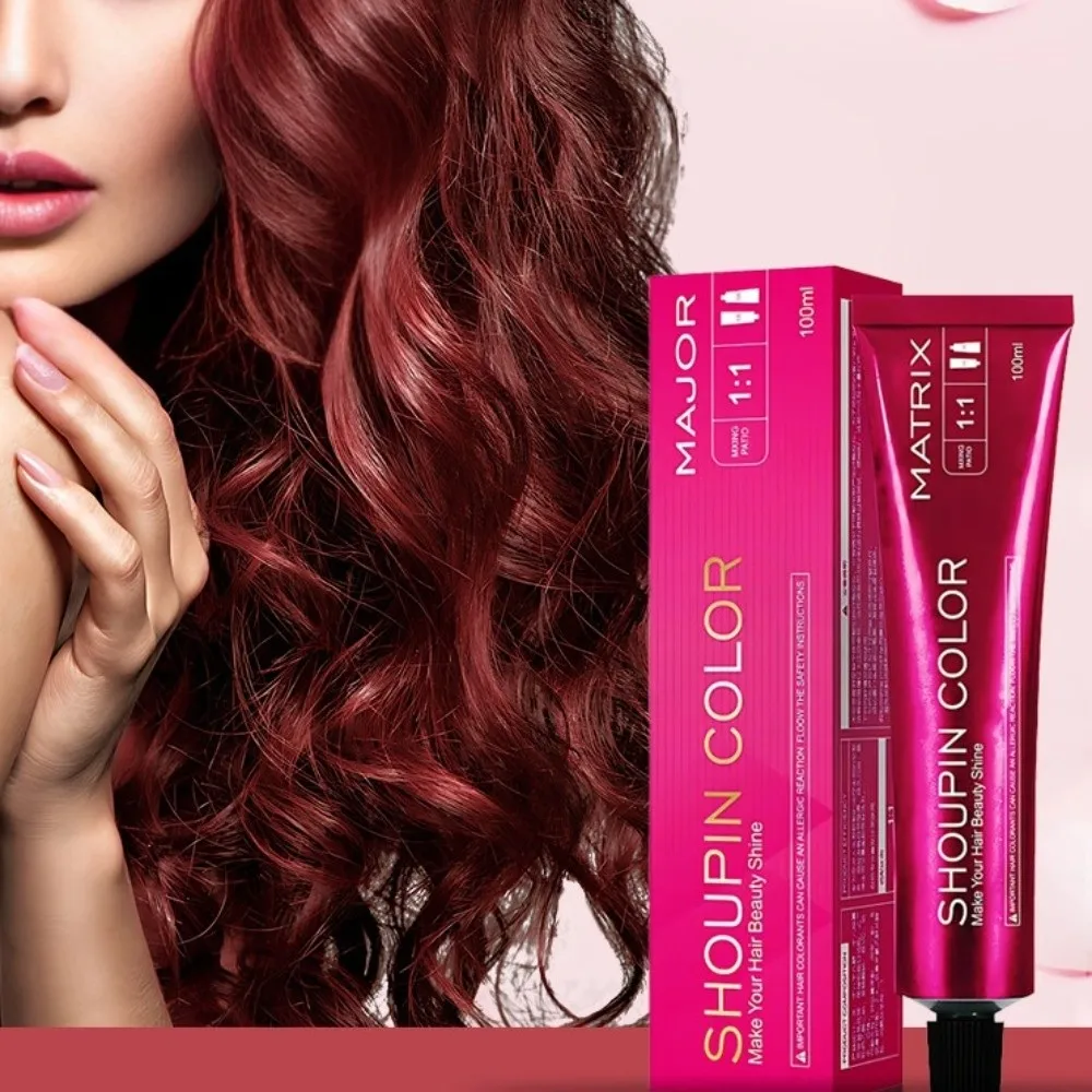Permanent Hair Dye Wax Ammonia Free Long Lasting Hair Color Cream No Bleaching Fragrant Hair Coloring Shampoo DIY Hair Styling