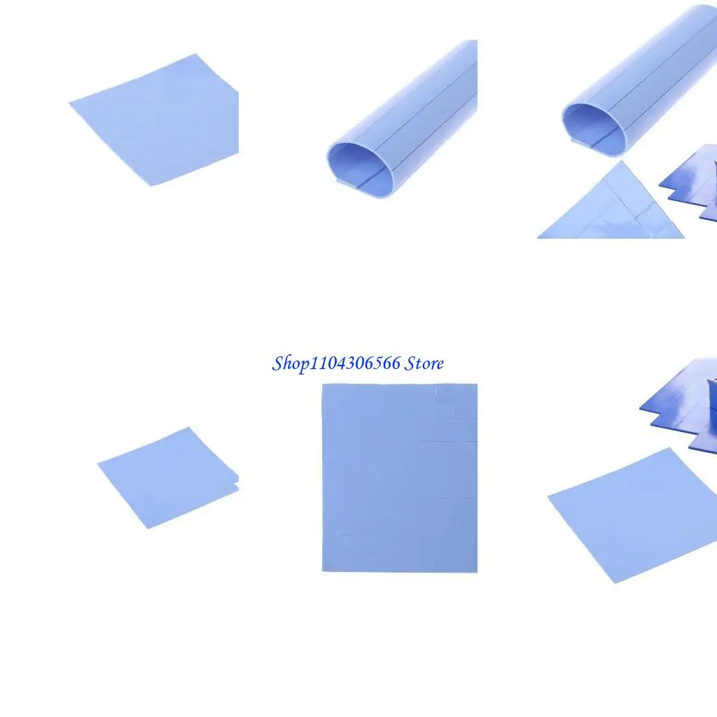 

02DD Тепловая площадка 100x100x1 мм теплопроводящая теплопроводящая теплопроводительность Силиконовые панели для ноутбука