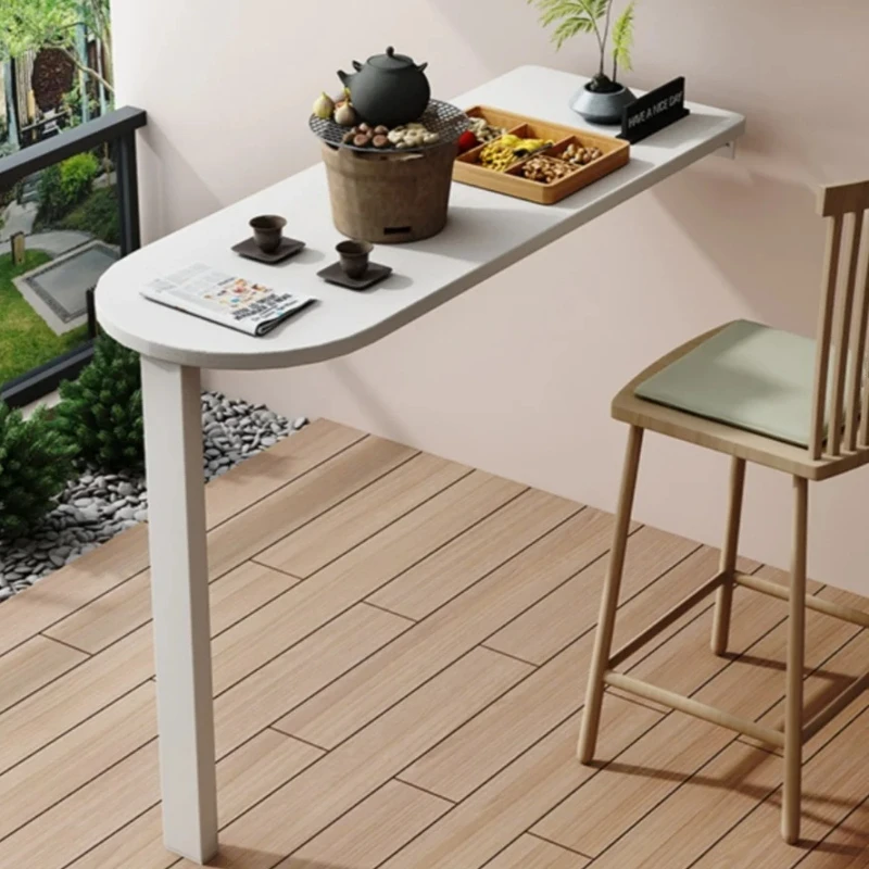 Wall Mounted Folding Table with Extension-Space Saving Foldable Dining TableforHome Compact Modern Desk Multi-Purpose Wall Table