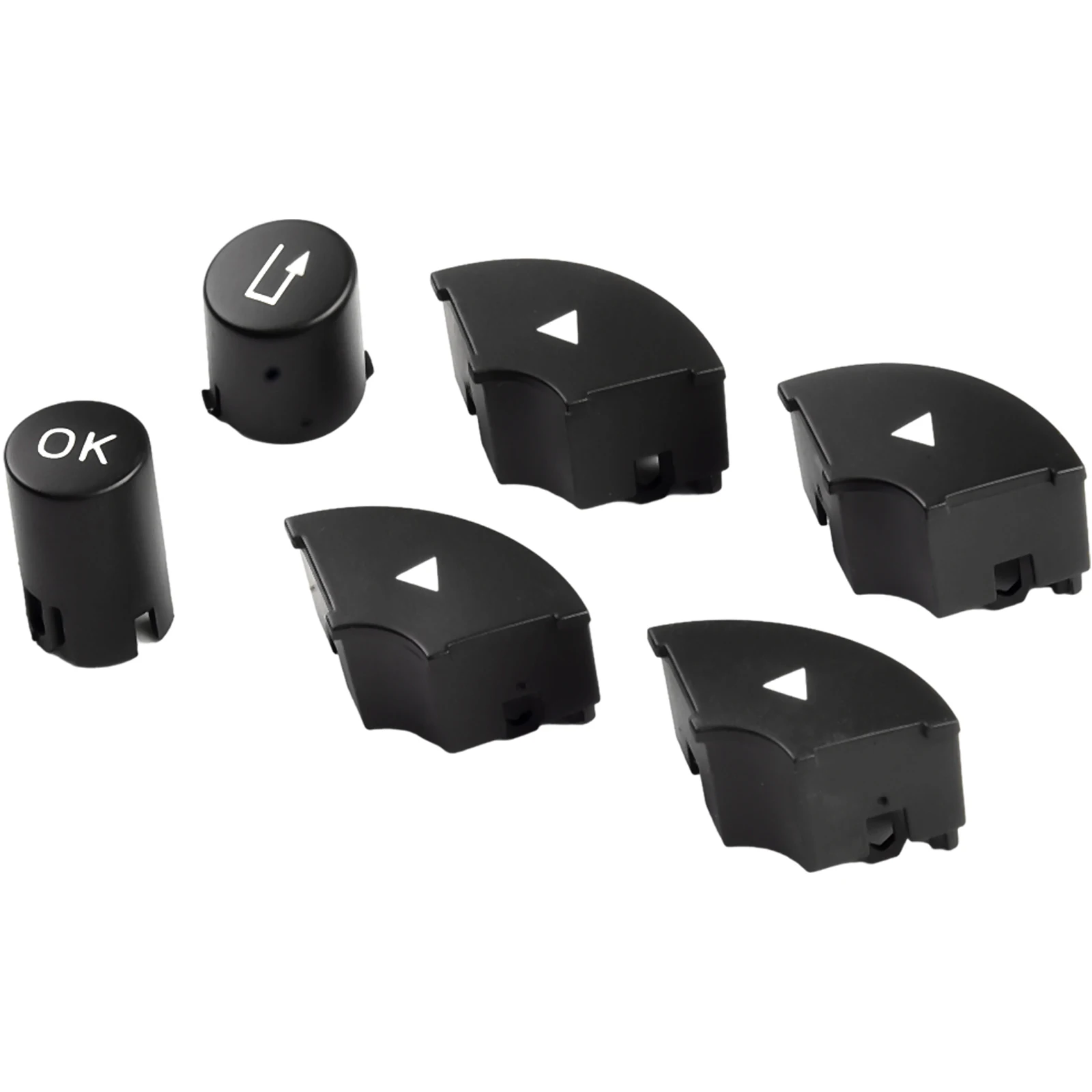 Ersetzen Sie abgenutzte Tasten durch braune Lenkradschalterknöpfe für Mercedes W204 W212 C200 E260 E320 GLK260