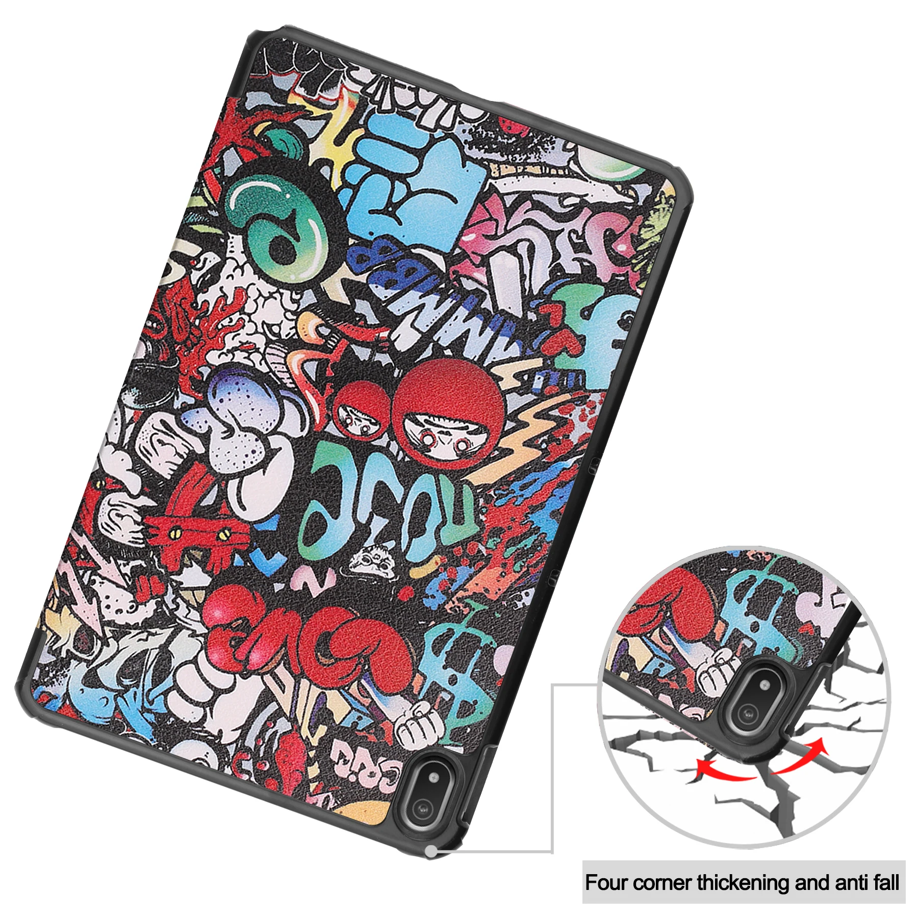PU Leather Protective Case for Nokia T21 T20 10.4 Inch Tri-Folidng Magnetic Flip Back Cover for Nokia T10 8.0 Inch Tablet Funda