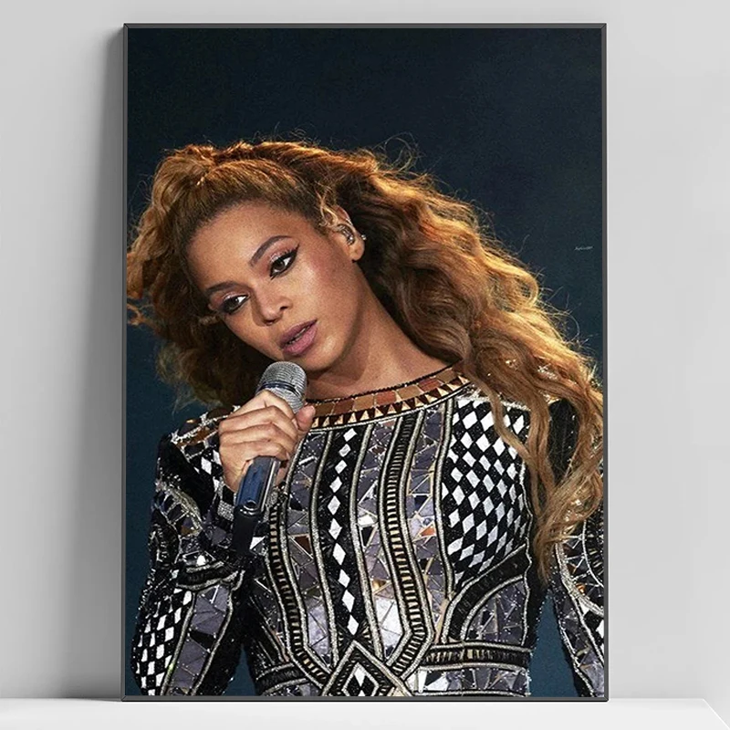 

Singer Beyonce Poster Room Decor Painting on Canvas Posters for Wall Decororation Decorative Paintings Print Decoration Home Art
