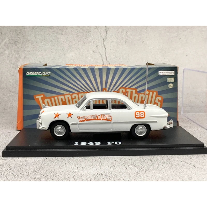 Greenlight moulé sous pression 1:43 échelle 1949 modèle de voiture en alliage de Police fini Simulation Collection décoration cadeau jouets affichage statique