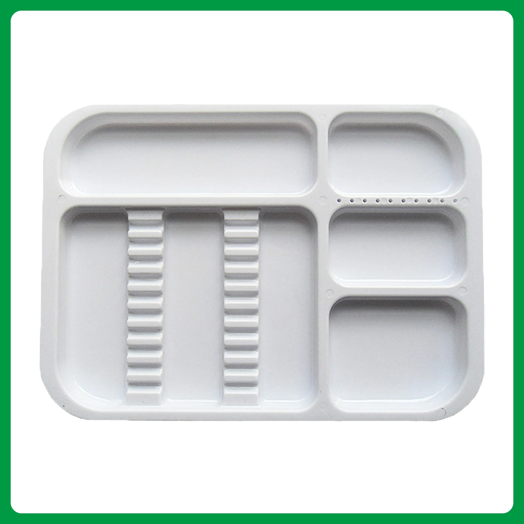 

XIBO 1PC Dental Instrument Divided Tray Autoclavable Plastic Divided Trays Separate Setup Tray Plastic Colour Tray