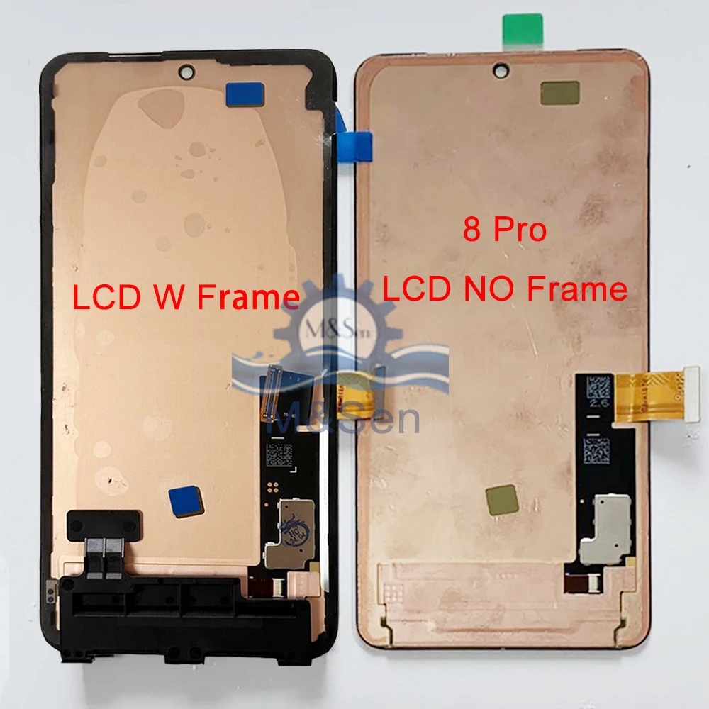 Imagem -02 - Oled Tela Lcd e Touch Digitizer Frame Original 6.7 Google Pixel Pro Gc3ve Pixel 8a 6.2 Gkws6