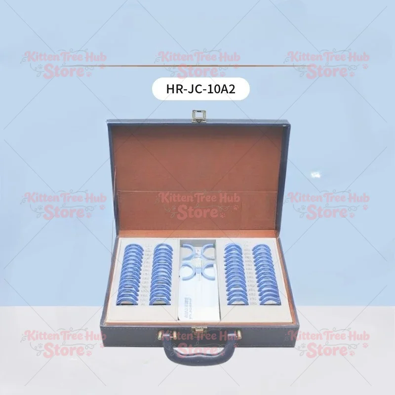Quantitative verification of oblique angle of prism box and flexibility inspection of hidden oblique set of trial wearing disc