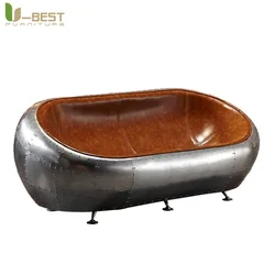 Industrial Retro Aviato Combination Sofa Living Room Furniture Leather Chair Personalization Pub Club Studio Canape Divano Sofy