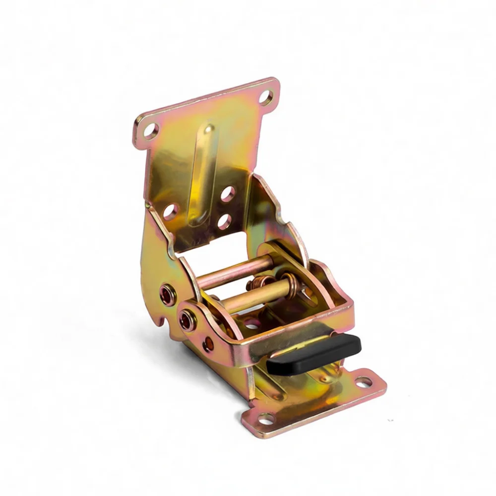 Heavy Duty 90 Degree Self Locking Hinge Folding Table Leg Support Connector Metal Furniture Hardware For DIY Installation