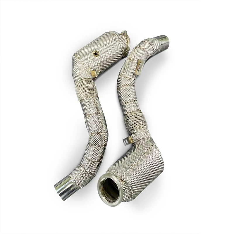 Downpipe for BMW X5 X6 F15 F16 4.4T 2013-2018 stainless steel head section exhaust downpipe with catalyst