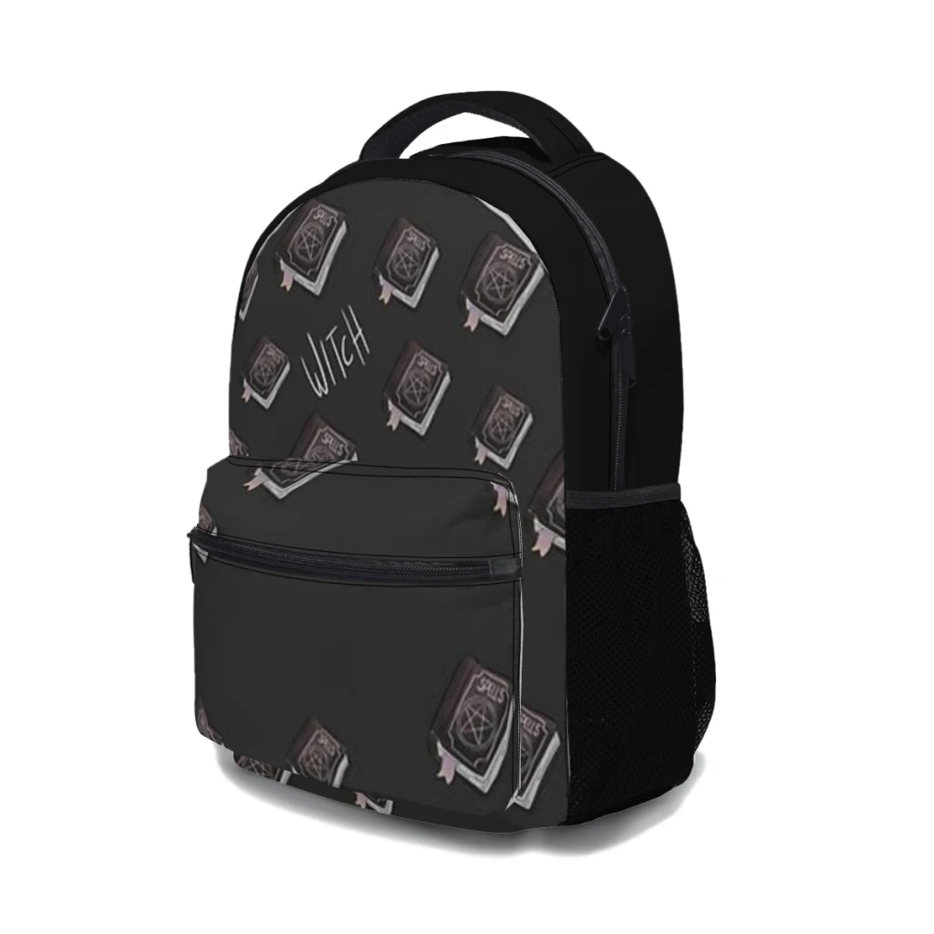 Nieuwe Modieuze Heks Rugzak Tas Grote Capaciteit Trendy Boekentas Multi-Pockets Verstelbare 17Inch