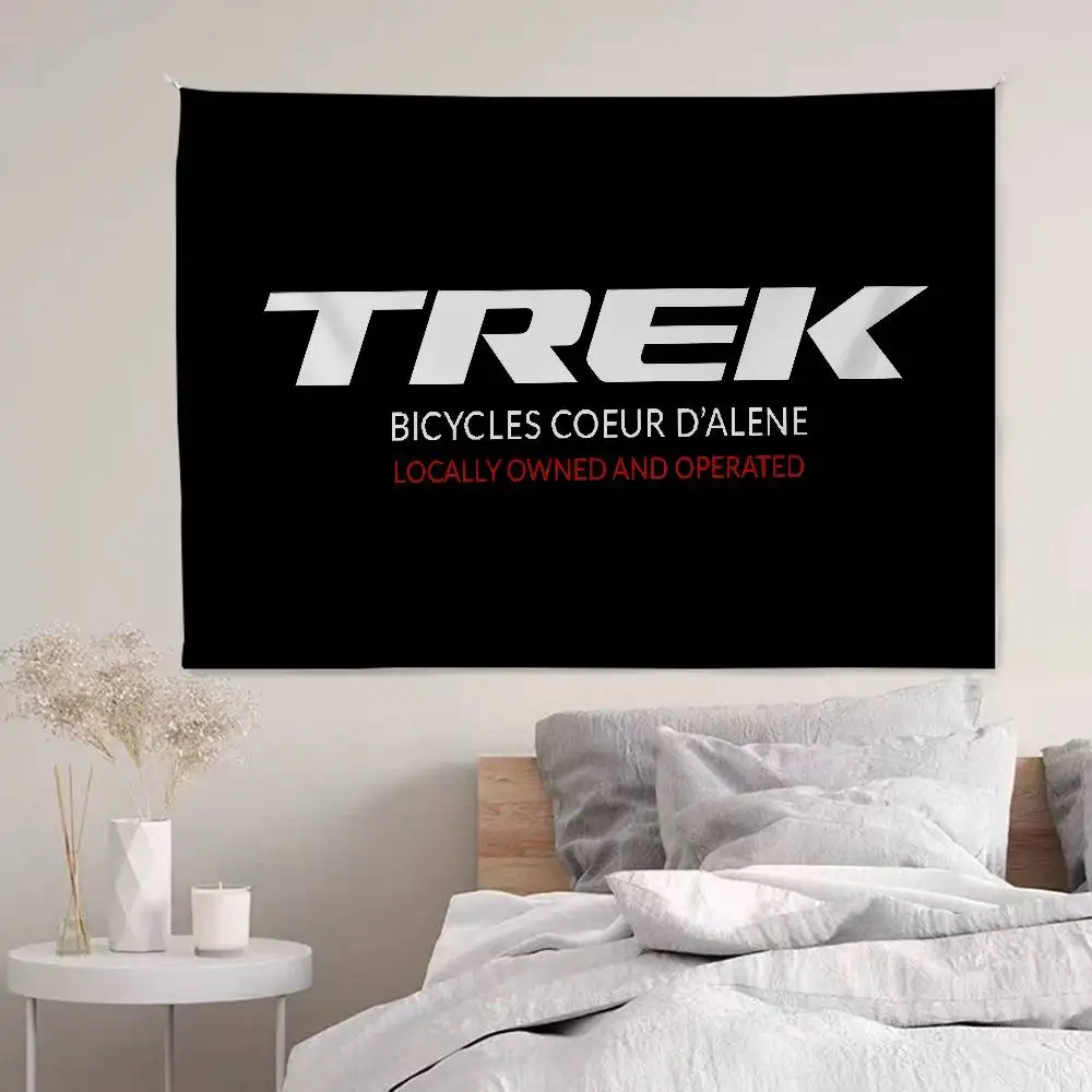 T-TREKS Bicycle Printed Large Wall Tapestry Hanging Tarot Hippie Wall Rugs Dorm Home Decor