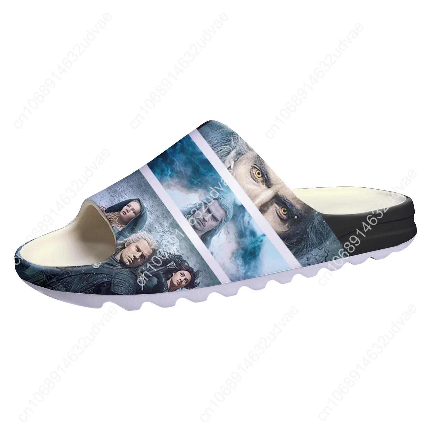 Witcher Soft Sole Sllipers The Movie Home Clogs Step On Water Shoes Mens Womens Teenager Bathroom Beach Custom Made Step in