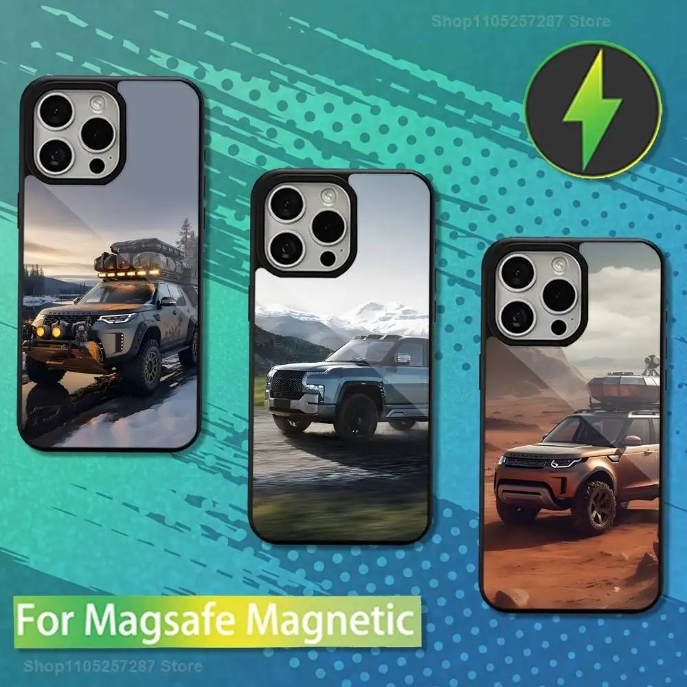 

Cool L-Look U-UP-U8 Car For iPhone Mini,13,Max,11,15,17,14,Plus,12,Pro,16,For Magsafe,Magnetic Wireless Charging Case