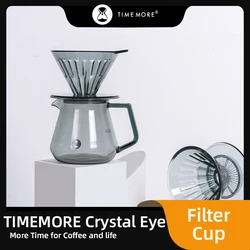 TIMEMORE Store Coffee Filters Reusable Portable Cup  Pc  By Hand Send 10 Pcs V-shaped Of Filter Paper