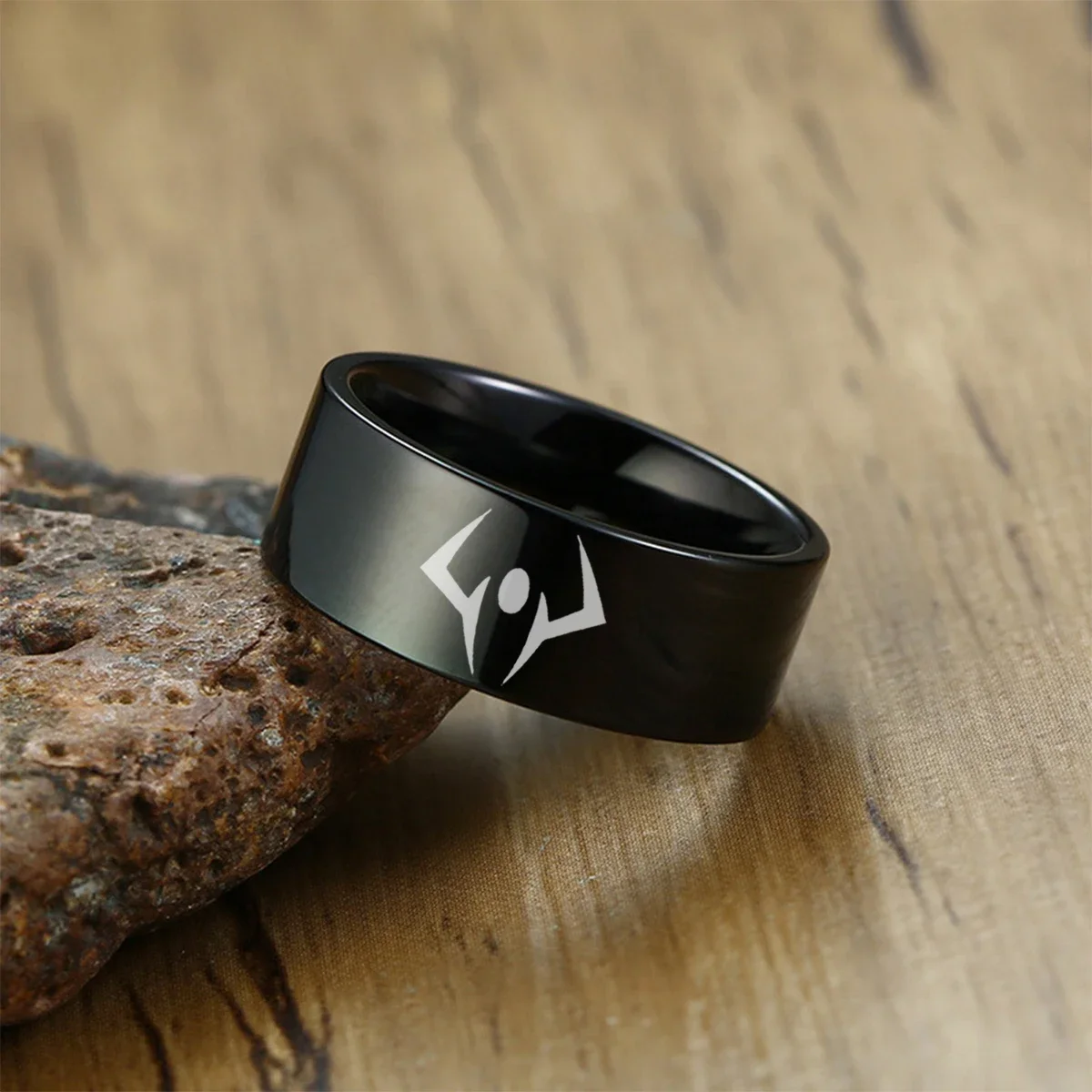 Anime Jujustu Kaisens Rings Ryōmen Sukuna Cosplay Black Dead Eye Geto Gojo Ring Prop Jewelry Gift Stainless steel Accessories image 3