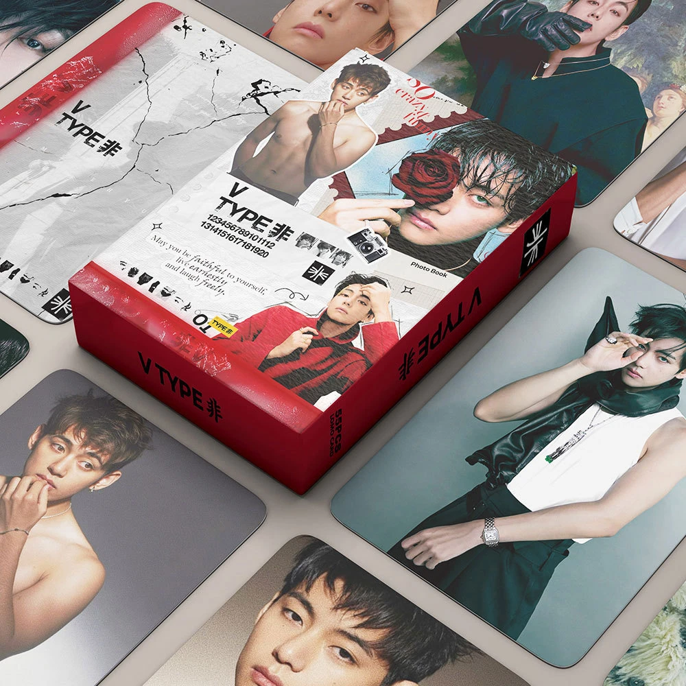 Anime Merch Ideas - 55PCS Kartu Foto Idol KPOP VTYPE