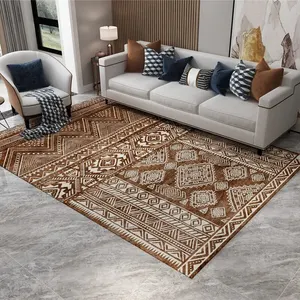 VİKAMA 40 * 60 cm, Kristal Kadife Tarzı, Ulusal Halı Retro Tarzı-Farsça-Oturma Odası, Kanepe, Halı, Homestayrug Bohemian paspas En çok satılan 12 halı, İran tarzı-no. 6