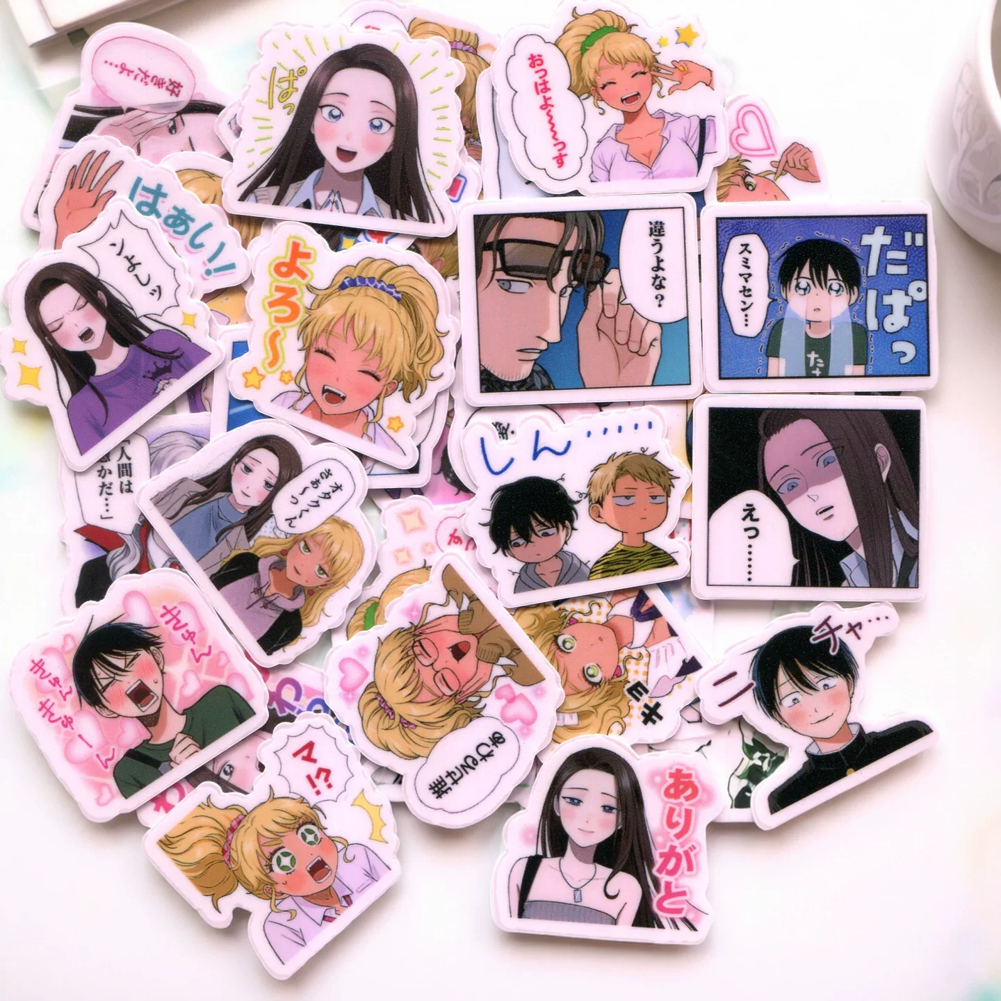 40pcs/pack Otaku ni Yasashii Gal wa Inai 2-3cm waterproof diy sticker