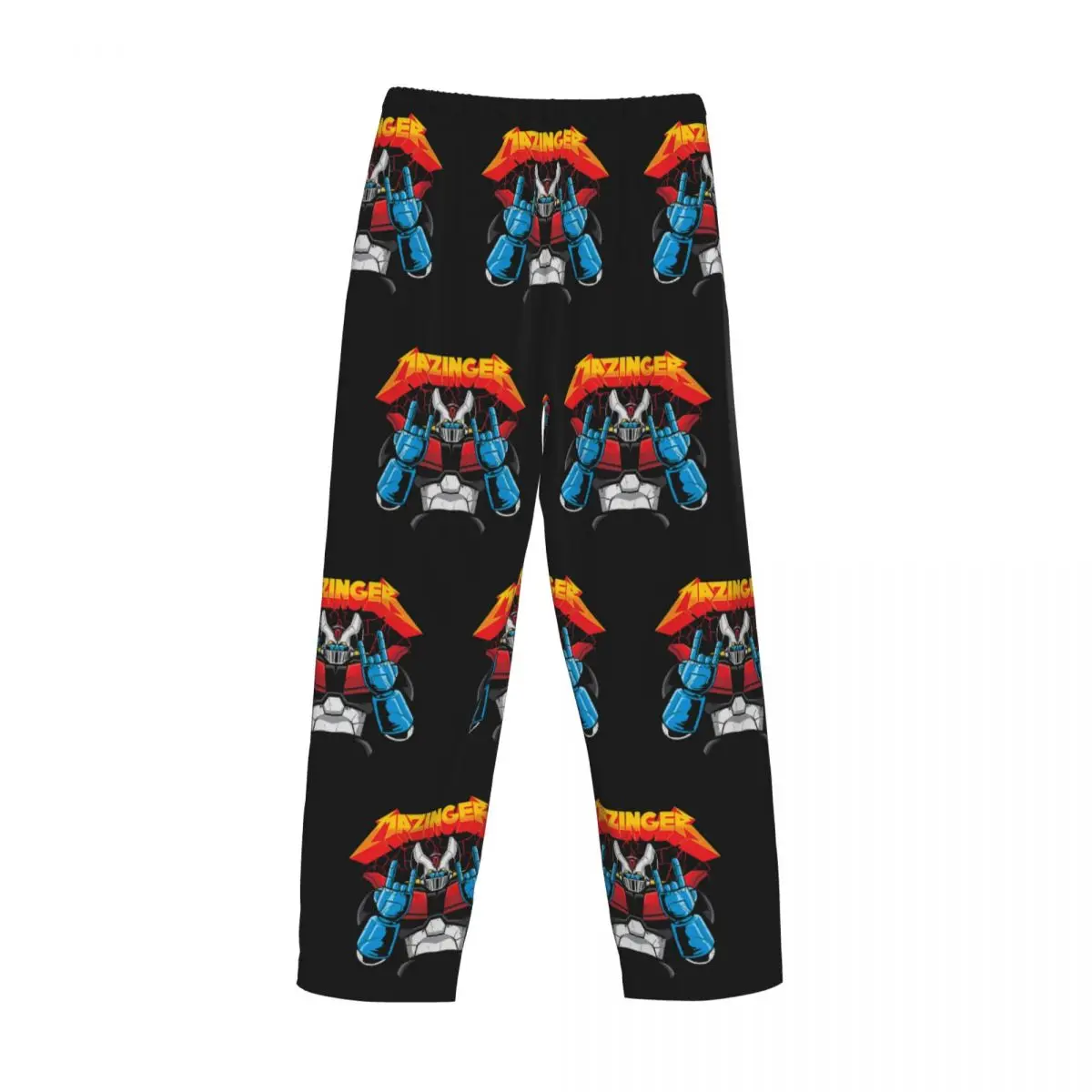 Pantaloni del pigiama personalizzati G-Grendizers Mazingers Z Robot UFO da uomo Anime Sleepwear Lounge Pantaloni da notte elasticizzati con tasche