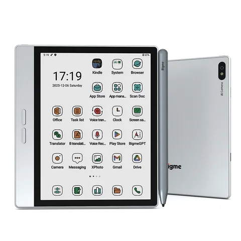 Bigme B7 ereader, 4+64GB, 7'' E-ink paper-like ebook reader, Android 14 OS, support Google Play, eye-comfort ebook w/ 4G calling