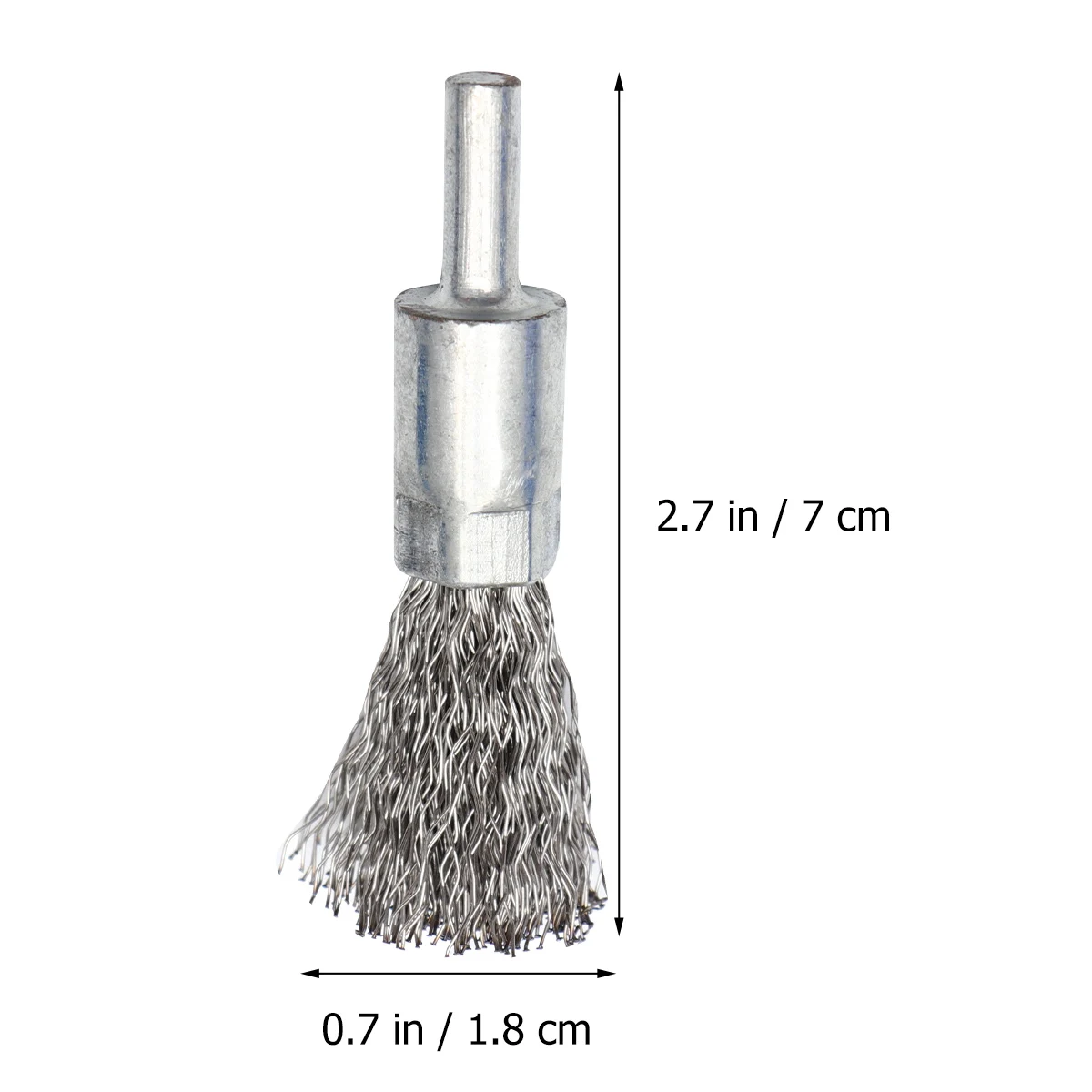 

5pcs Stainless Steel Wire Brushes for Gold Copper Brass Non Sparking Handheld Drill Polishing Head Removes