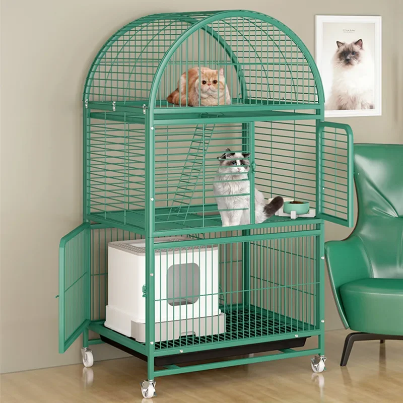 Cat cages with large space, multiple floors,cat nests with toilets, manufacturer's direct selling cat cages