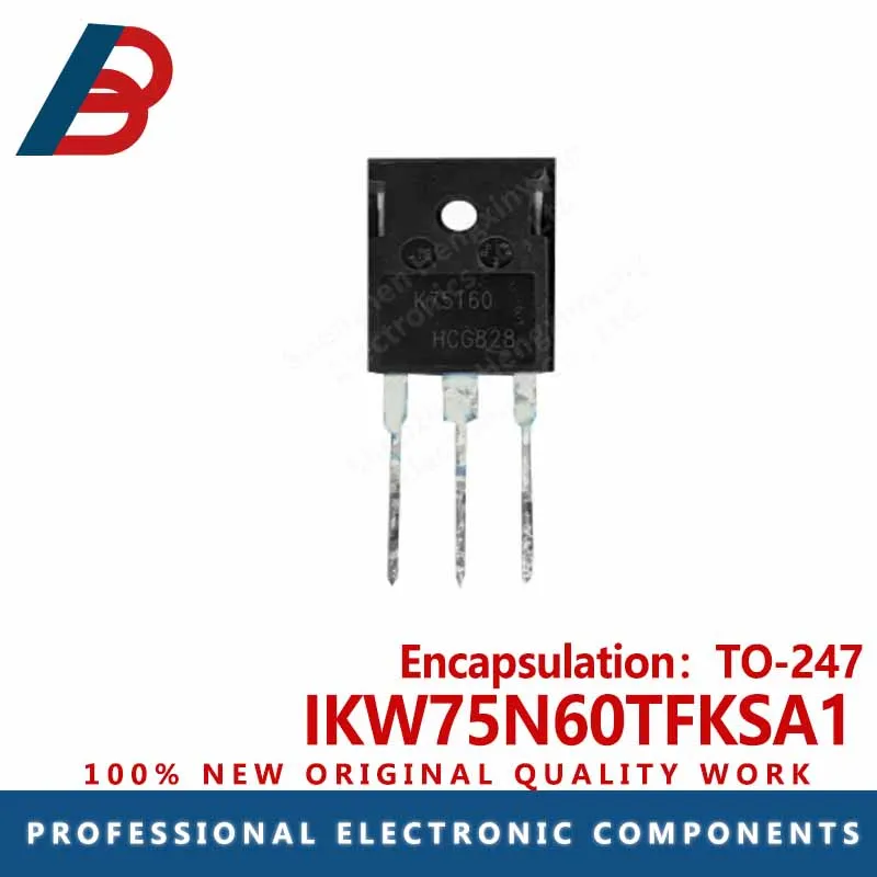 1pcs  IKW75N60TFKSA1 TO-247 package 600V 80A IGBT tube