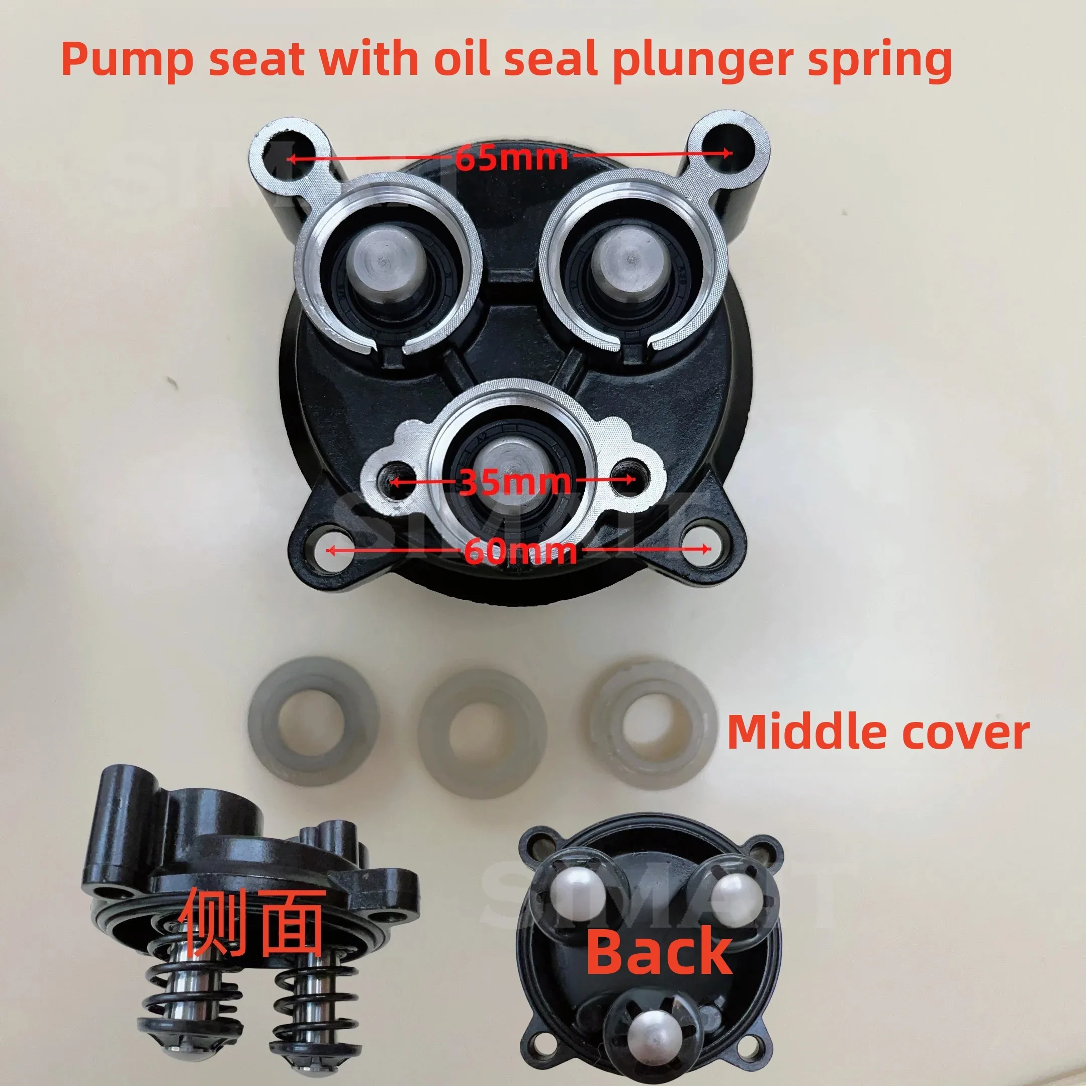 

Replacement Pump Head 12 Plunger Unit & Pressure Regulator for Portable Washer