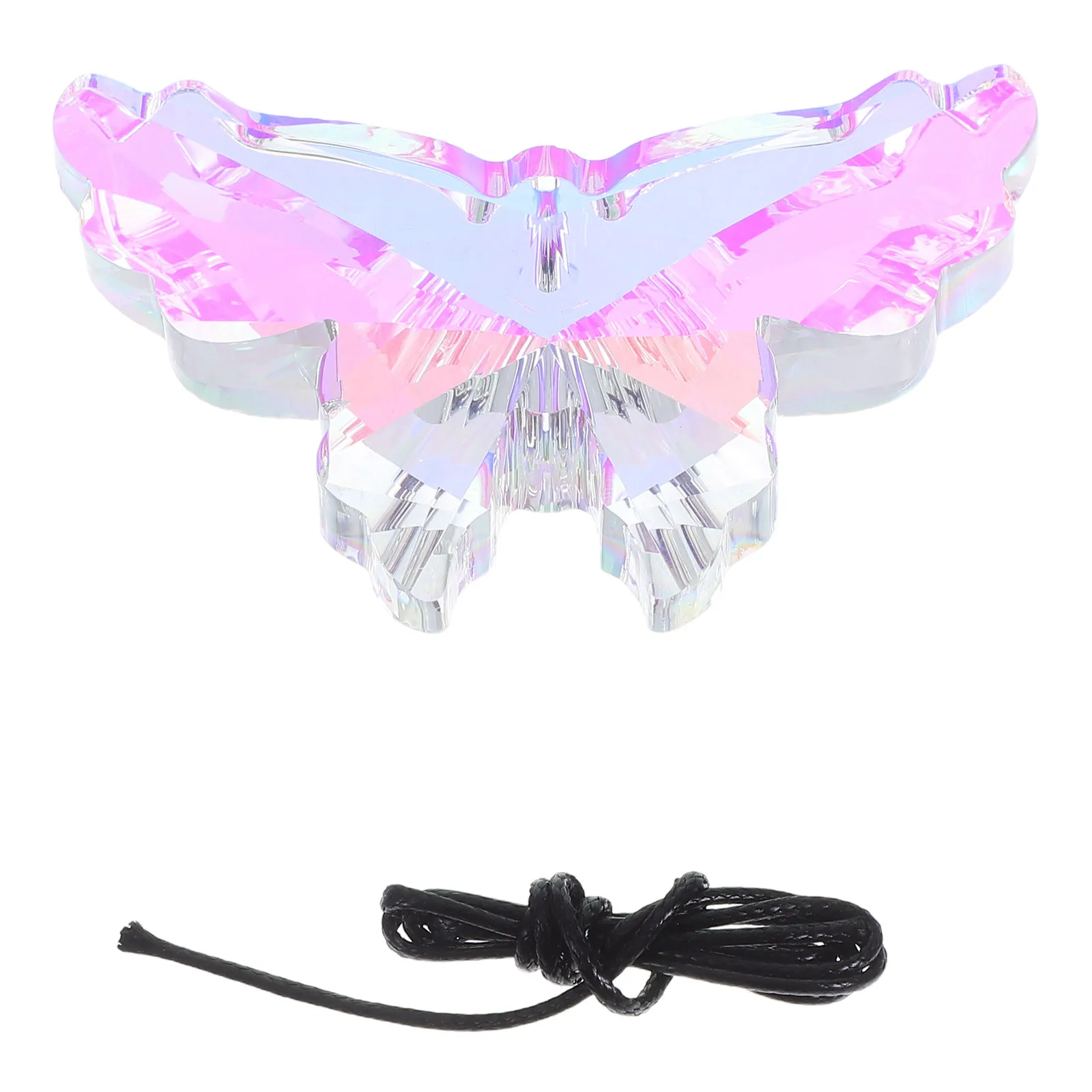 

Butterfly Sun Catcher Crystal Hanging Ornament for Window Garden Patio Colorful Light Catching Decorative Glass Pendant Indoor